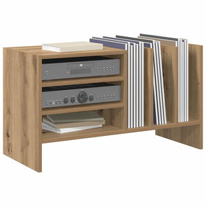 vidaXL Vinyl Record Cabinet with Shelf Artisan Oak 78.5 x 35 x 45 cm
