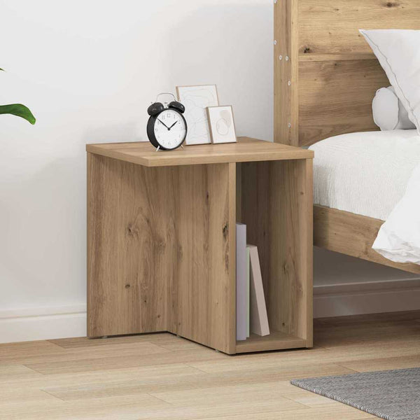vidaXL Side Table Artisan Oak 37 x 32 x 40 cm Engineered Wood