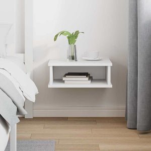 vidaXL Nightstand White 40 x 31 x 15 cm Engineered Wood