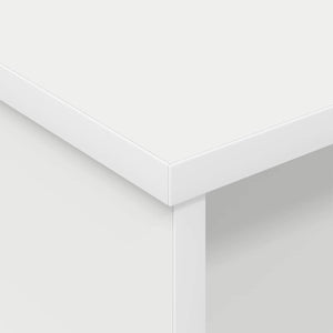 vidaXL Nightstand 2 pcs White 40 x 31 x 15 cm Engineered Wood