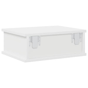 vidaXL Nightstand 2 pcs White 40 x 31 x 15 cm Engineered Wood