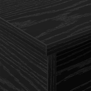 vidaXL Bedside Table Black Oak Look 40 x 31 x 15 cm Engineered Wood
