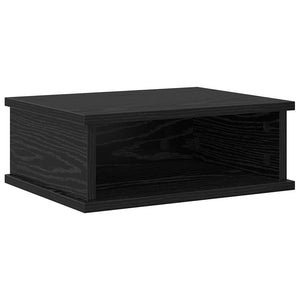 vidaXL Bedside Table Black Oak Look 40 x 31 x 15 cm Engineered Wood