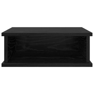 vidaXL Bedside Table Black Oak Look 40 x 31 x 15 cm Engineered Wood