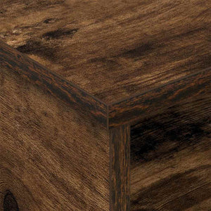 vidaXL Bedside Cabinet 2 pcs Smoked Oak 40 x 31 x 15 cm