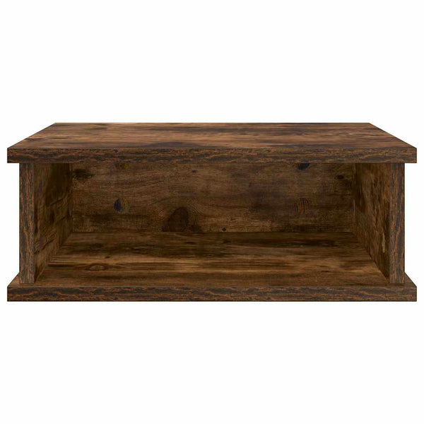 vidaXL Bedside Cabinet 2 pcs Smoked Oak 40 x 31 x 15 cm