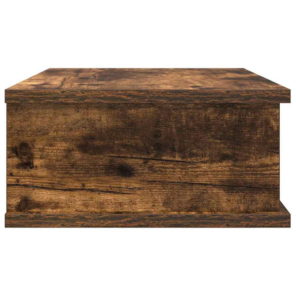 vidaXL Bedside Cabinet 2 pcs Smoked Oak 40 x 31 x 15 cm