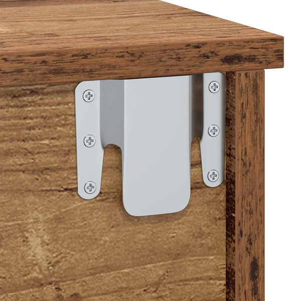 vidaXL Bedside Cabinet Reclaimed Wood 40 x 31 x 15 cm Engineered Wood