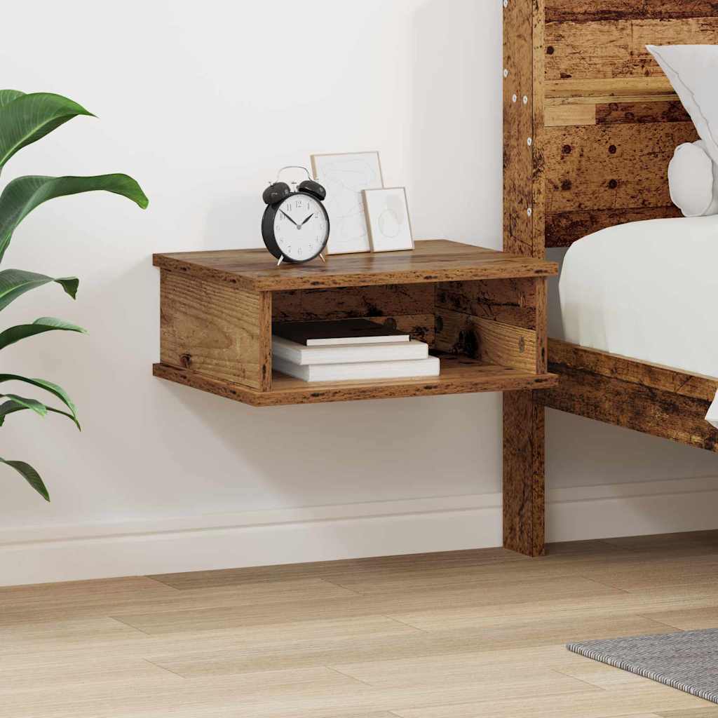 vidaXL Bedside Cabinet Reclaimed Wood 40 x 31 x 15 cm Engineered Wood