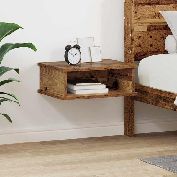 vidaXL Bedside Cabinet Reclaimed Wood 40 x 31 x 15 cm Engineered Wood