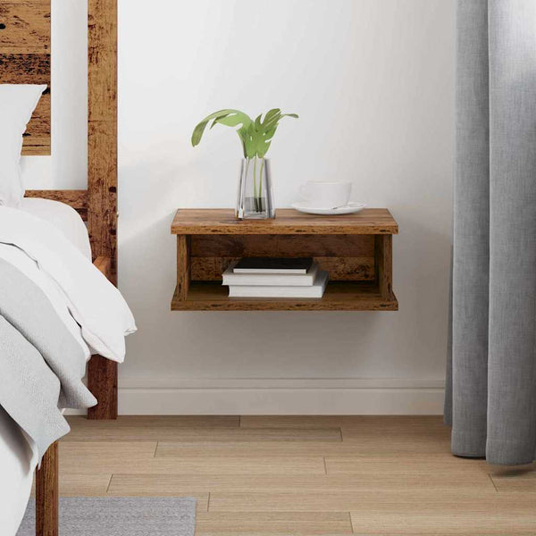 vidaXL Bedside Cabinet Reclaimed Wood 40 x 31 x 15 cm Engineered Wood