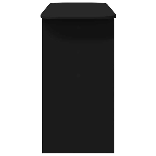 vidaXL Console Table Black 93 x 40 x 75 cm Engineered Wood