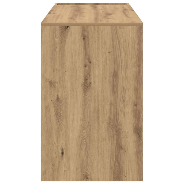 vidaXL Desk Artisan Oak 109 x 50 x 78 cm Engineered Wood