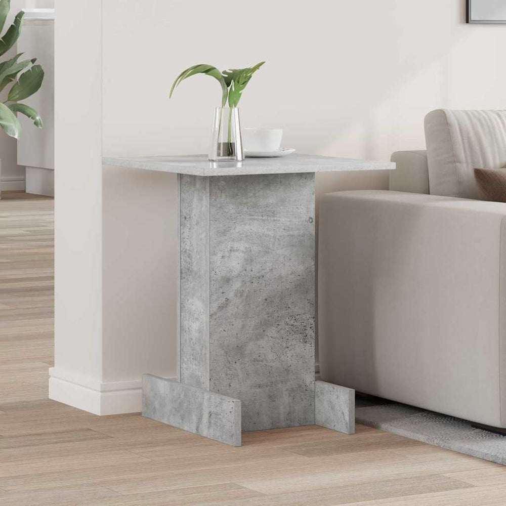 vidaXL Side Table Concrete Grey 44.5 x 45 x 55 cm Engineered Wood