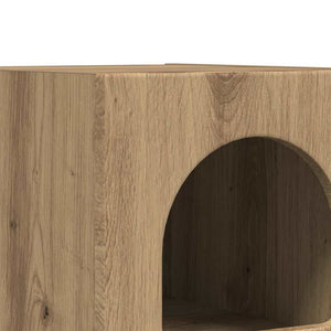 vidaXL Nightstand Artisan Oak 29.5 x 33.5 x 50 cm Engineered Wood