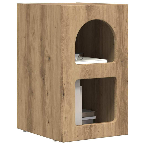 vidaXL Nightstand Artisan Oak 29.5 x 33.5 x 50 cm Engineered Wood