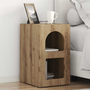vidaXL Nightstand 2 pcs Artisan Oak 29.5 x 33.5 x 50 cm