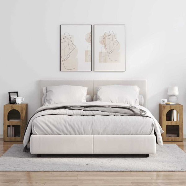vidaXL Nightstand 2 pcs Artisan Oak 29.5 x 33.5 x 50 cm