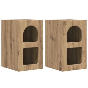 vidaXL Nightstand 2 pcs Artisan Oak 29.5 x 33.5 x 50 cm