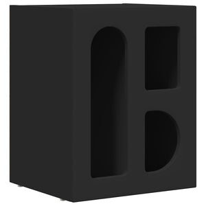 vidaXL Nightstand Black 40 x 35 x 50 cm Engineered Wood