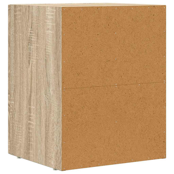 vidaXL Nightstand 2 pcs Sonoma Oak 40 x 35 x 50 cm Engineered Wood