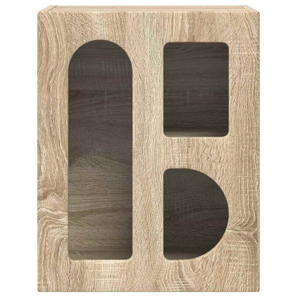 vidaXL Nightstand 2 pcs Sonoma Oak 40 x 35 x 50 cm Engineered Wood