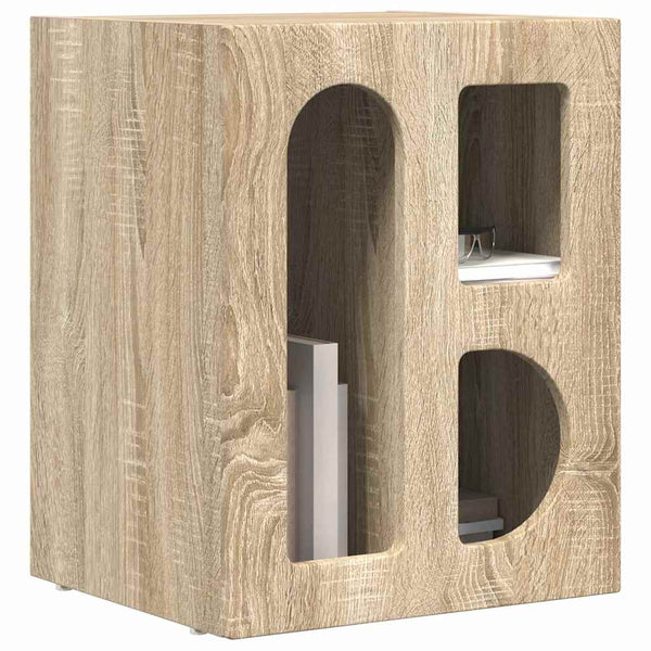 vidaXL Nightstand 2 pcs Sonoma Oak 40 x 35 x 50 cm Engineered Wood