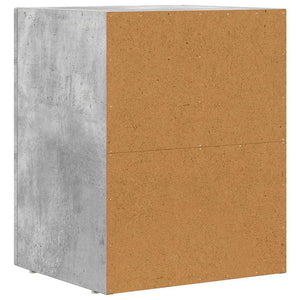 vidaXL Nightstand Concrete Grey 40 x 35 x 50 cm Engineered Wood