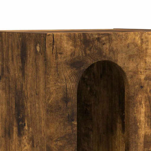 vidaXL Bedside Cabinet 2 pcs Smoked Oak 40 x 35 x 50 cm