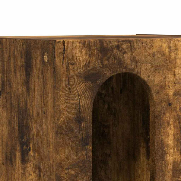 vidaXL Bedside Cabinet 2 pcs Smoked Oak 40 x 35 x 50 cm