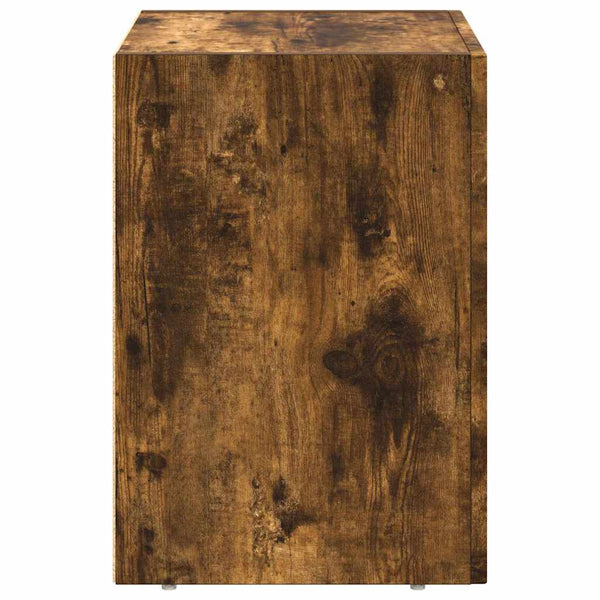 vidaXL Bedside Cabinet 2 pcs Smoked Oak 40 x 35 x 50 cm