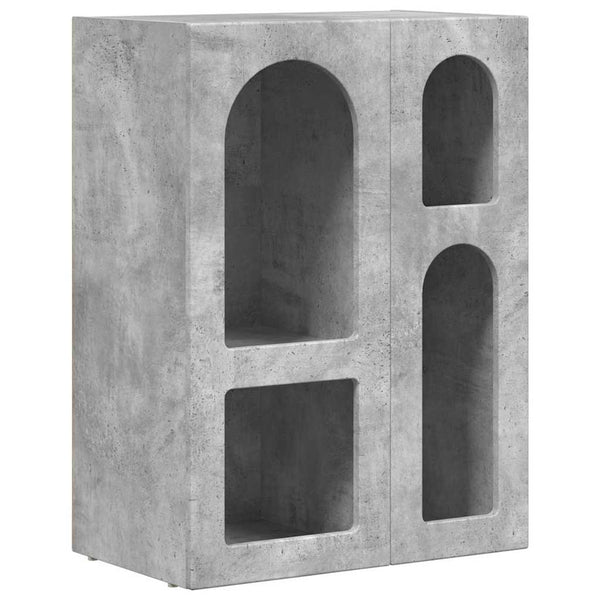 vidaXL Sideboard Concrete Gray 59 x 35 x 80.5 cm Engineered Wood