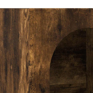 vidaXL Sideboard Smoked Oak 59 x 35 x 80.5 cm Engineered Wood