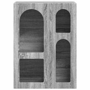 vidaXL Sideboard Sonoma Grey 59 x 35 x 80.5 cm Engineered Wood