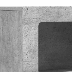 vidaXL Sideboard Concrete Gray 80.5 x 35 x 59 cm Engineered Wood