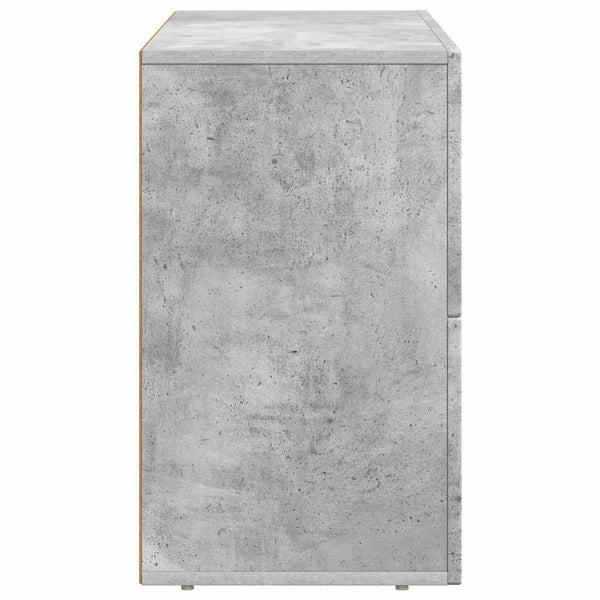 vidaXL Sideboard Concrete Gray 80.5 x 35 x 59 cm Engineered Wood