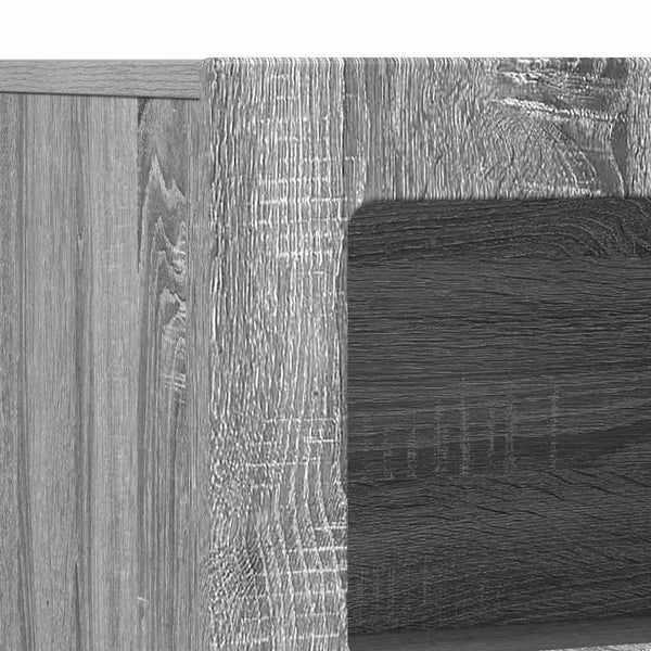 vidaXL Sideboard Grey Sonoma 80.5x35x59 cm Engineered Wood
