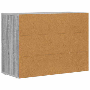 vidaXL Sideboard Grey Sonoma 80.5x35x59 cm Engineered Wood