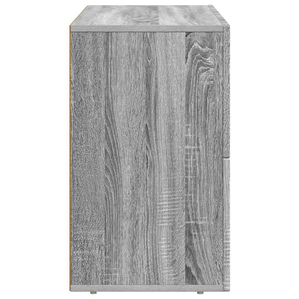 vidaXL Sideboard Grey Sonoma 80.5x35x59 cm Engineered Wood