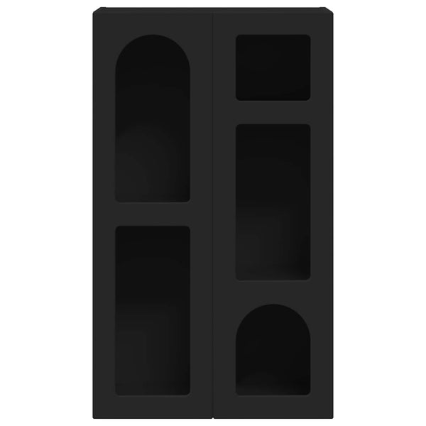 vidaXL Sideboard Black 59 x 35 x 100.5 cm Engineered Wood