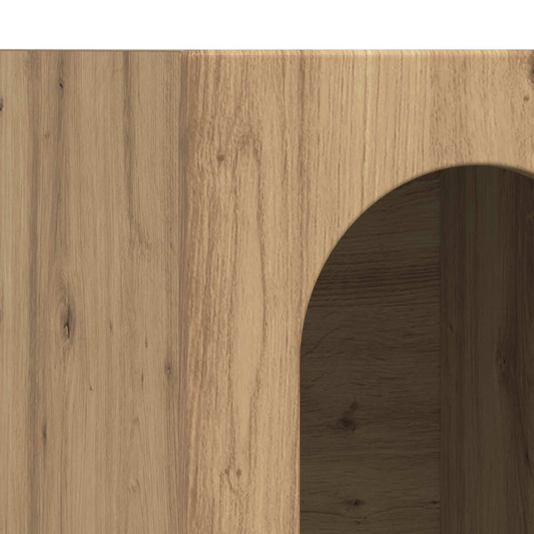 vidaXL Sideboard Artisan Oak 59 x 35 x 100.5 cm Engineered Wood