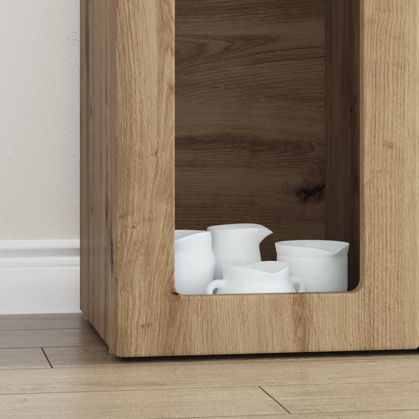 vidaXL Sideboard Artisan Oak 59 x 35 x 100.5 cm Engineered Wood