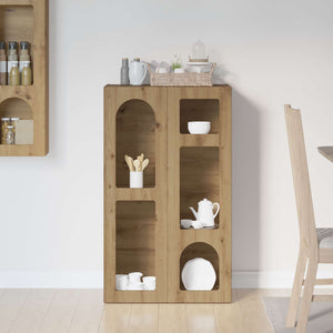 vidaXL Sideboard Artisan Oak 59 x 35 x 100.5 cm Engineered Wood