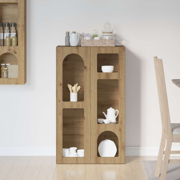 vidaXL Sideboard Artisan Oak 59 x 35 x 100.5 cm Engineered Wood