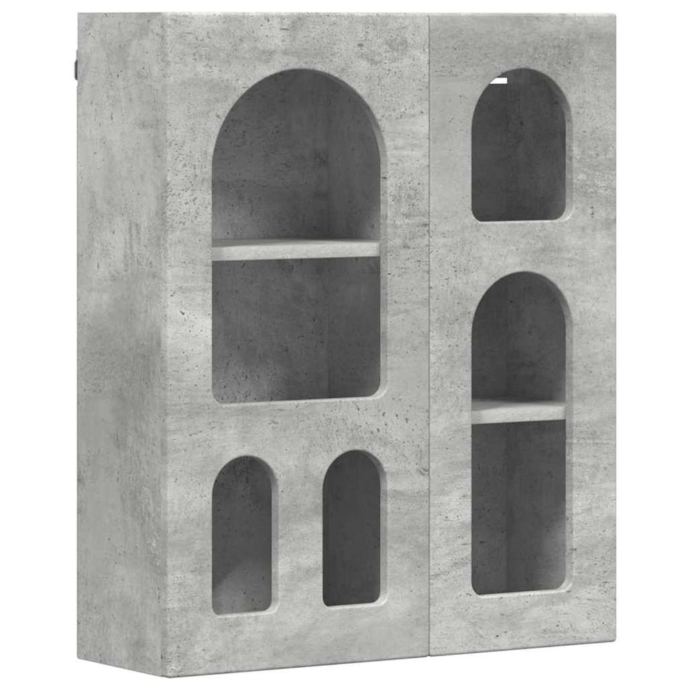 vidaXL Wall Cabinet Concrete Grey 59 x 20 x 71.5 cm Engineered Wood