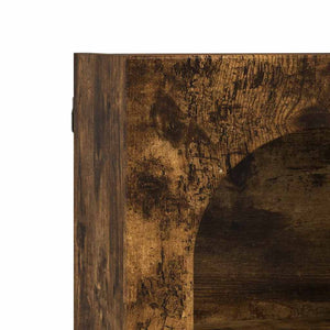 vidaXL Wall Cabinet Smoked Oak 59 x 20 x 71.5 cm Engineered Wood