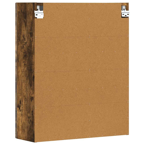vidaXL Wall Cabinet Smoked Oak 59 x 20 x 71.5 cm Engineered Wood