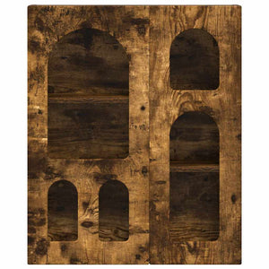 vidaXL Wall Cabinet Smoked Oak 59 x 20 x 71.5 cm Engineered Wood