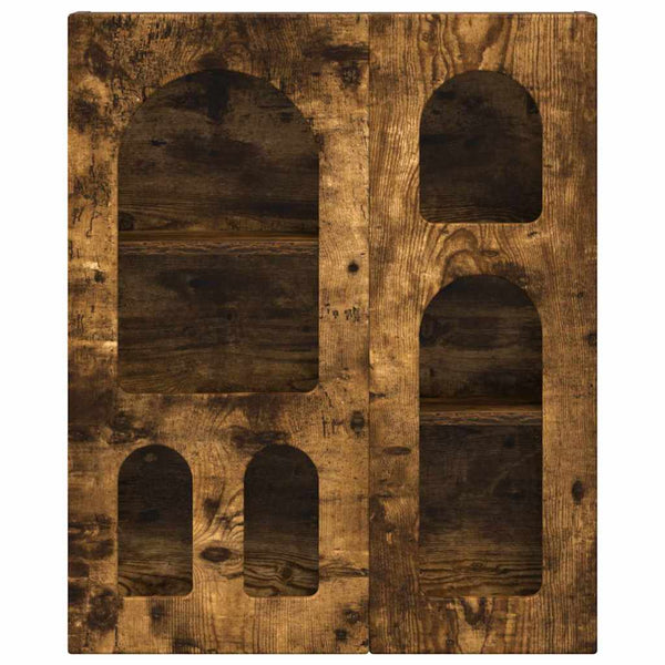 vidaXL Wall Cabinet Smoked Oak 59 x 20 x 71.5 cm Engineered Wood