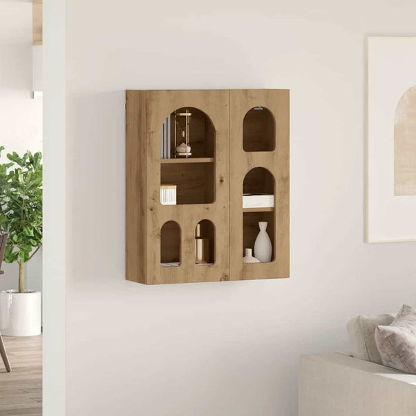 vidaXL Wall Cabinet Artisan Oak 59 x 20 x 71.5 cm Engineered Wood